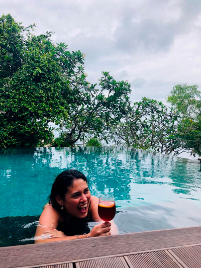 Consulo Santibañez en bali