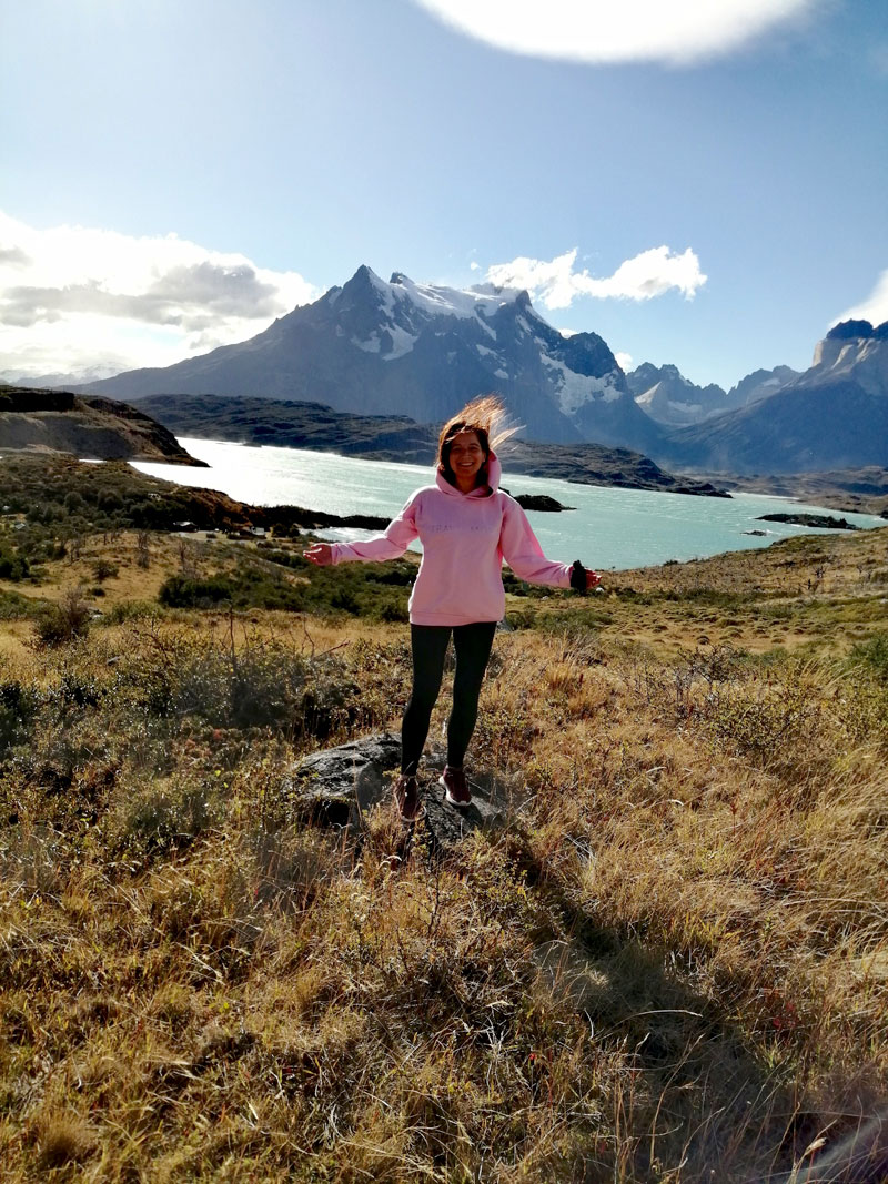rosario medina en Torres del paine