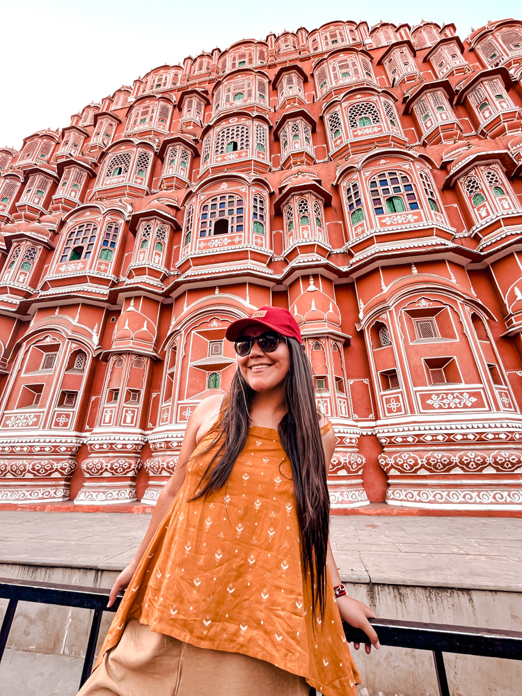 Fernanda Guerrero en Palacio de los Vientos, Jaipir, India